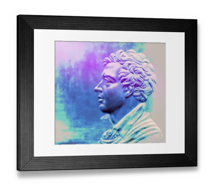 Framed Print : George Gordon Noel Byron, 6th Baron Byron of Rochdale