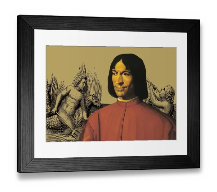 Framed Print : Portrait of Lorenzo I de Medici