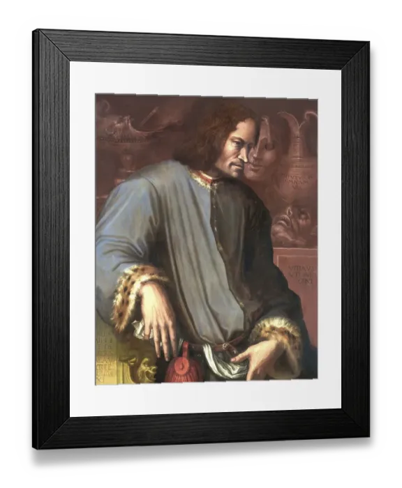 Framed Print : Portrait of Lorenzo I de Medici