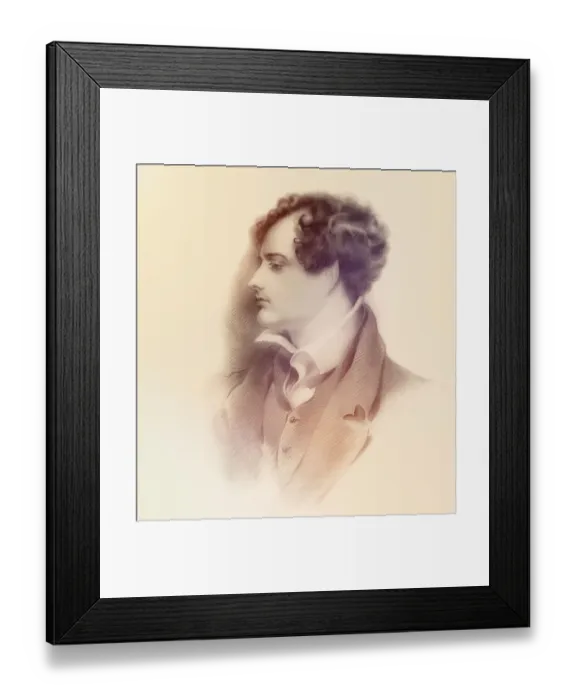 Framed Print : George Gordon Noel Byron, 6th Baron Byron of Rochdale Framed Print : George Gordon Noel Byron, 6th Baron Byron of Rochdale
