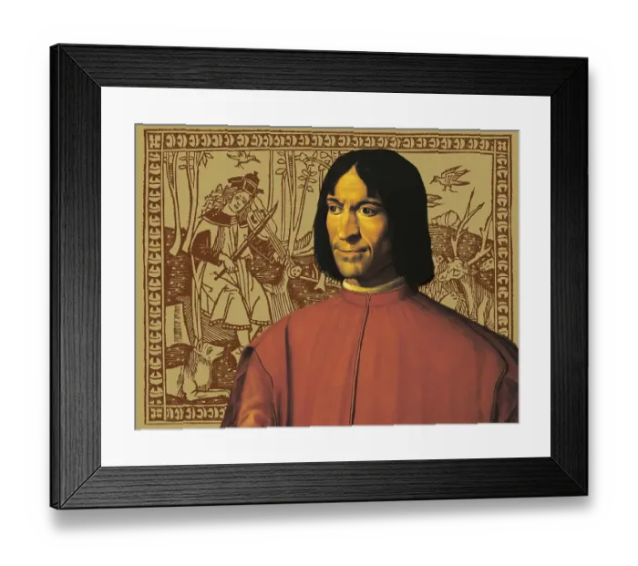 Framed Print : Portrait of Lorenzo I de Medici