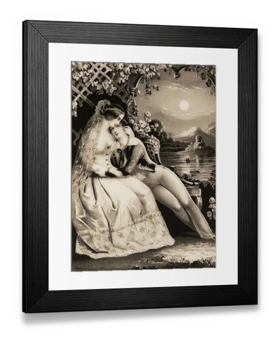 Framed Print : Love Affair of Lord Byron, George Gordon Noel Byron Framed Print : Love Affair of Lord Byron, George Gordon Noel Byron