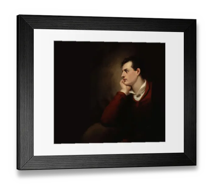 Framed Print : George Gordon Noel Byron, 6th Baron Byron of Rochdale