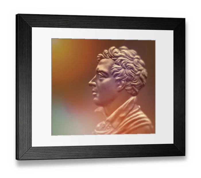 Framed Print : George Gordon Noel Byron, 6th Baron Byron of Rochdale