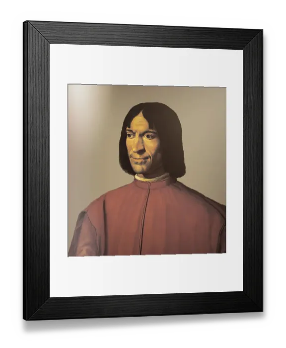 Framed Print : Portrait of Lorenzo I de Medici