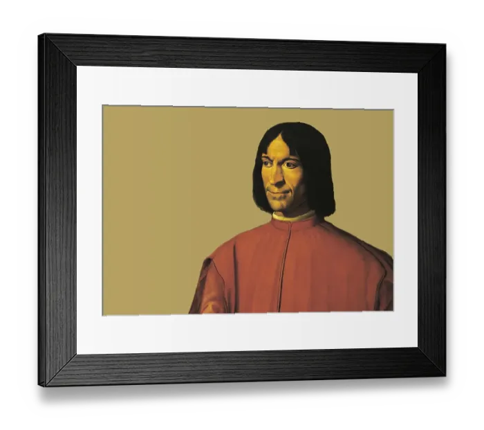 Framed Print : Portrait of Lorenzo I de Medici
