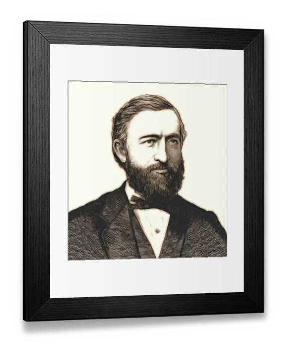 Framed Print : Johann Philipp Reis, 1834 - 1874 Framed Print : Johann Philipp Reis, 1834 - 1874