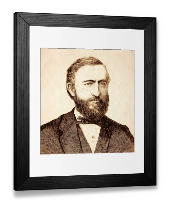 Framed Print : Johann Philipp Reis, 1834 - 1874 Framed Print : Johann Philipp Reis, 1834 - 1874
