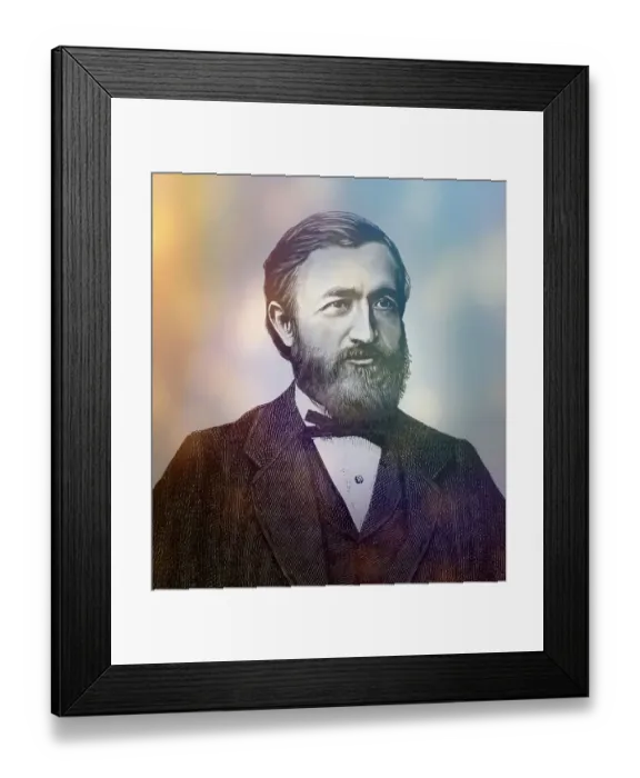 Framed Print : Johann Philipp Reis, 1834 - 1874 Framed Print : Johann Philipp Reis, 1834 - 1874