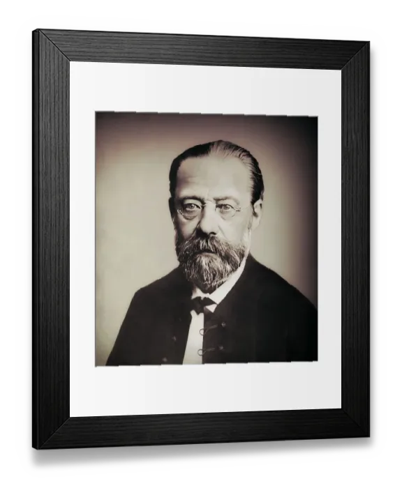 Framed Print : BedSich Smetana, 1824 - 1884, Czech composer