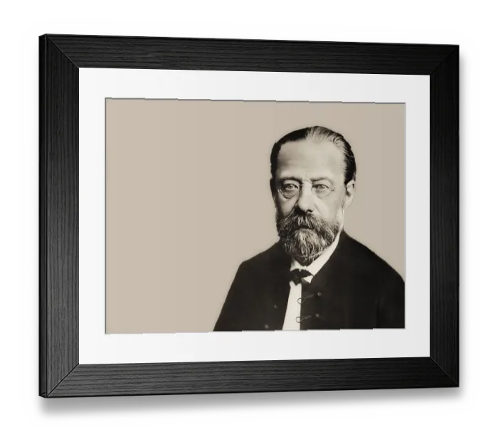 Framed Print : BedSich Smetana, 1824 - 1884, Czech composer