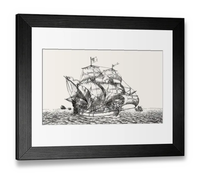 Framed Print : Sao Gabriel, the Flagship of Vasco da Gama Framed Print : Sao Gabriel, the Flagship of Vasco da Gama