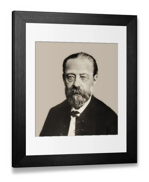 Framed Print : BedSich Smetana, 1824 - 1884, Czech composer