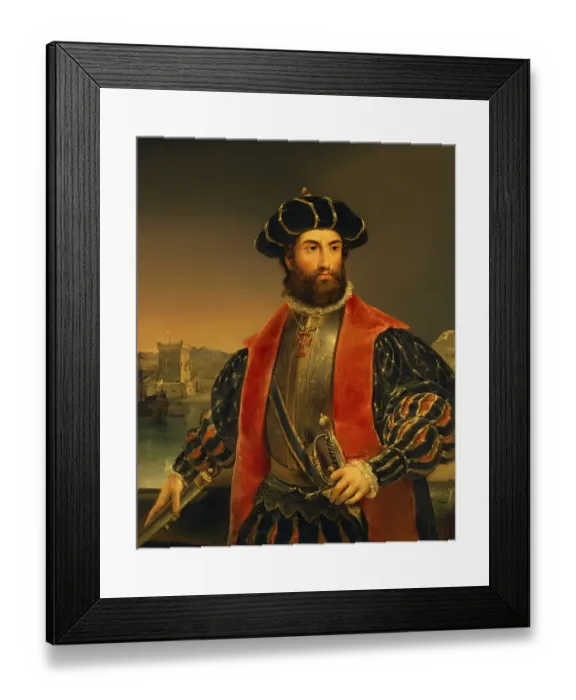 Framed Print : Vasco da Gama, c. 1460s - 1524