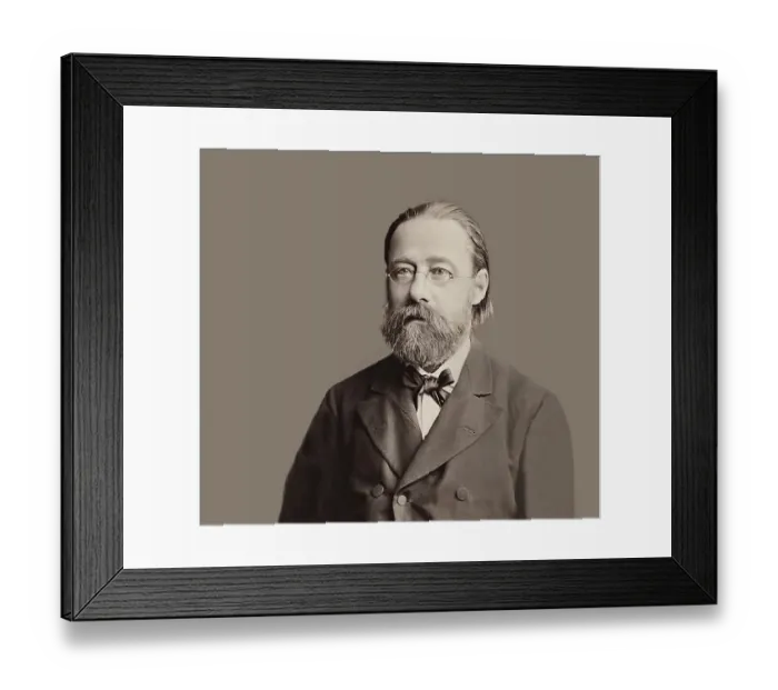 Framed Print : BedSich Smetana, 1824 - 1884, Czech composer