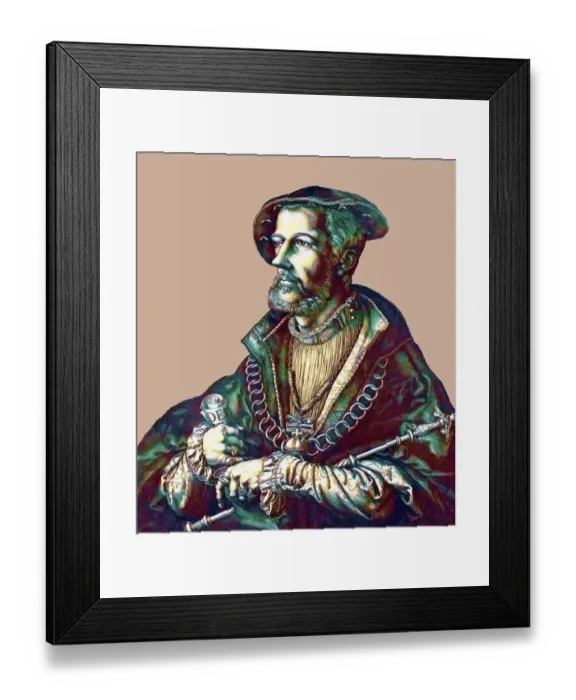 Framed Print : Jan van Leiden, or Jan Beuckelszoon oder Beukelszoon