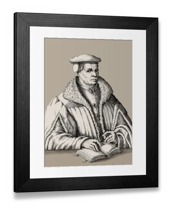 Framed Print : Thomas Muentzer, 1489 - 1525, German preacher and theologian Framed Print : Thomas Muentzer, 1489 - 1525, German preacher and theologian