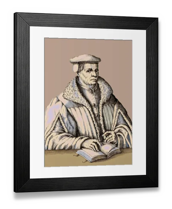 Framed Print : Thomas Muentzer, 1489 - 1525, German preacher and theologian Framed Print : Thomas Muentzer, 1489 - 1525, German preacher and theologian