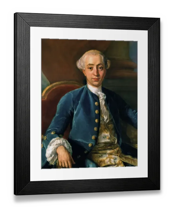 Framed Print : Giacomo Girolamo Casanova, 1725 - 1798
