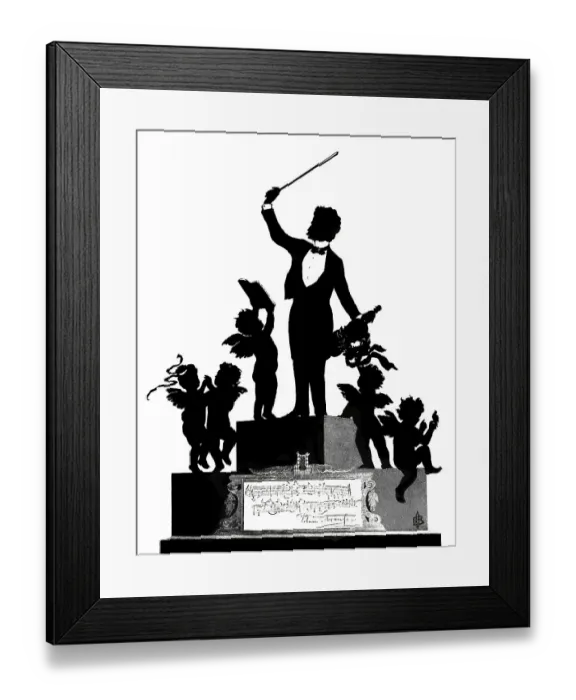 Framed Print : The Blue Danube, Johann Baptist Strauss II