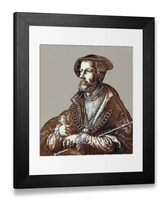 Framed Print : Jan van Leiden, or Jan Beuckelszoon oder Beukelszoon