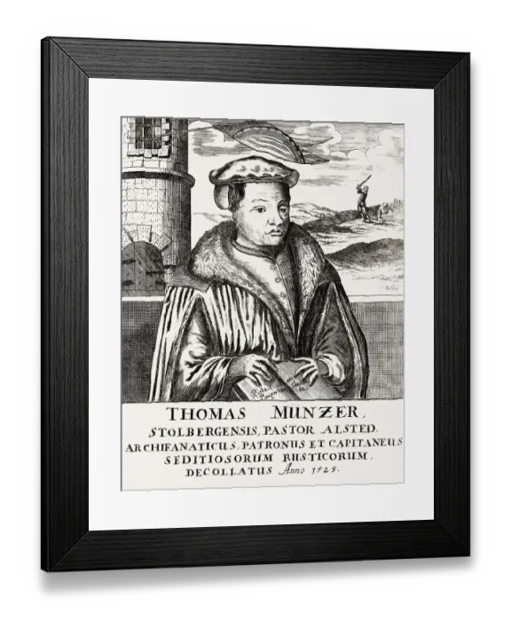 Framed Print : Facsimile of the title page, 1720