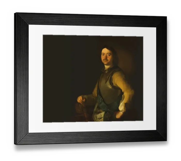 Framed Print : Portrait of Peter the Great, Peter I or Pyotr Alexeyevich Romanov Framed Print : Portrait of Peter the Great, Peter I or Pyotr Alexeyevich Romanov