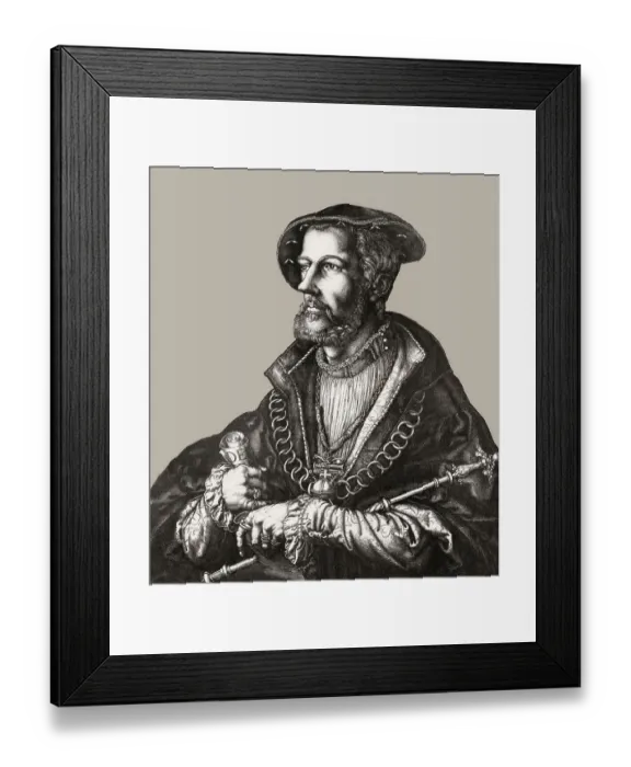 Framed Print : Jan van Leiden, or Jan Beuckelszoon oder Beukelszoon
