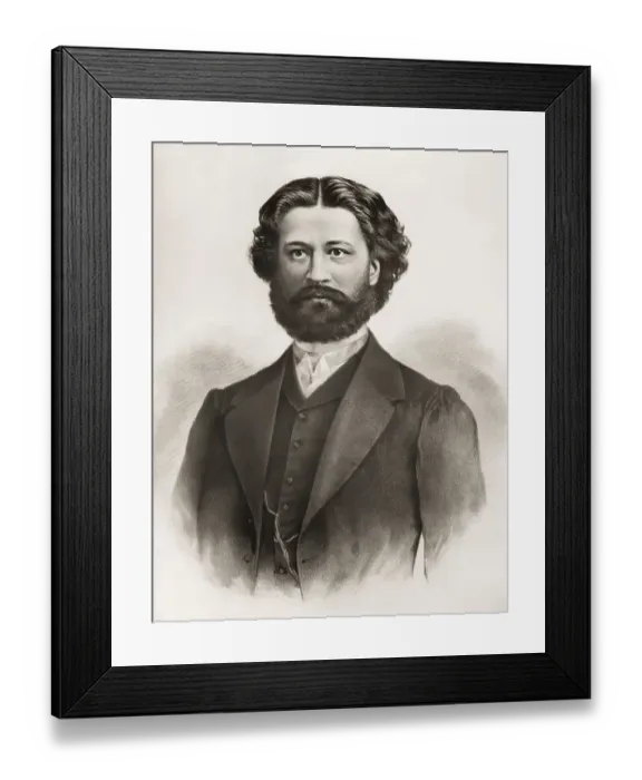 Framed Print : Johann Baptist Strauss II, 1825 - 1899