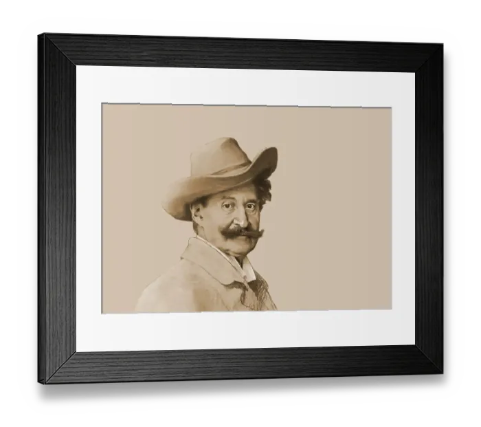 Framed Print : Johann Baptist Strauss II, 1825 - 1899