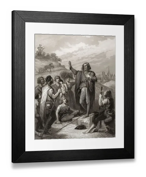 Framed Print : Thomas Muentzer, 1489 - 1525, German preacher and theologian