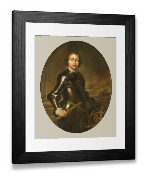 Framed Print : Portrait of Peter the Great, Peter I or Pyotr Alexeyevich Romanov Framed Print : Portrait of Peter the Great, Peter I or Pyotr Alexeyevich Romanov