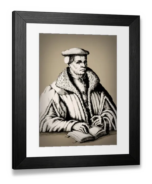 Framed Print : Thomas Muentzer, 1489 - 1525, German preacher and theologian Framed Print : Thomas Muentzer, 1489 - 1525, German preacher and theologian