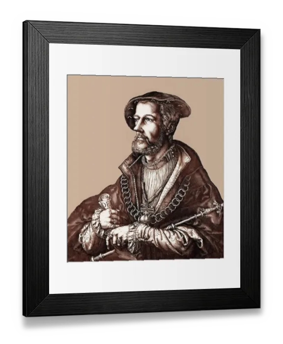 Framed Print : Jan van Leiden, or Jan Beuckelszoon oder Beukelszoon