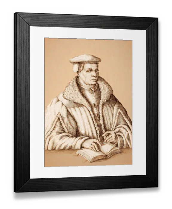 Framed Print : Thomas Muentzer, 1489 - 1525, German preacher and theologian Framed Print : Thomas Muentzer, 1489 - 1525, German preacher and theologian