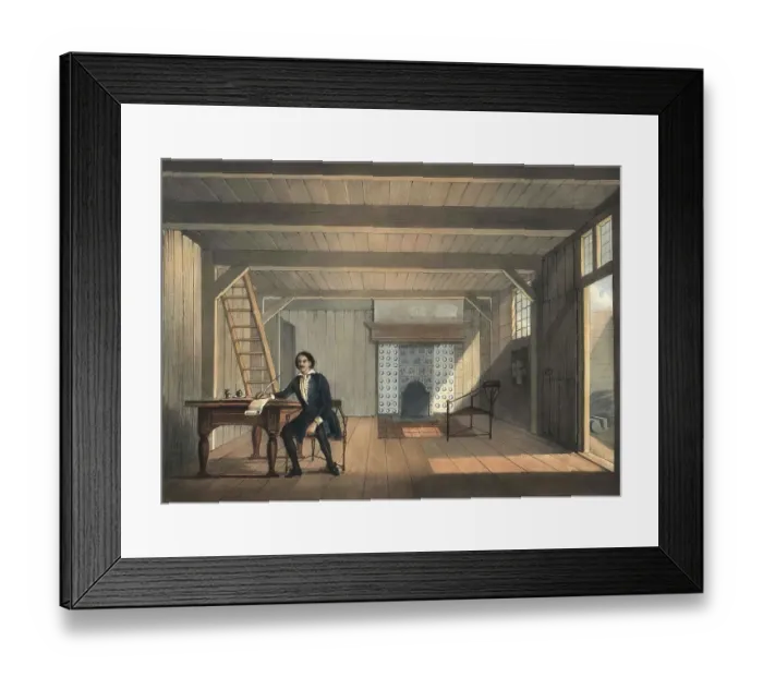 Framed Print : Peter the Great in his house at Saardam or Zaandam Framed Print : Peter the Great in his house at Saardam or Zaandam
