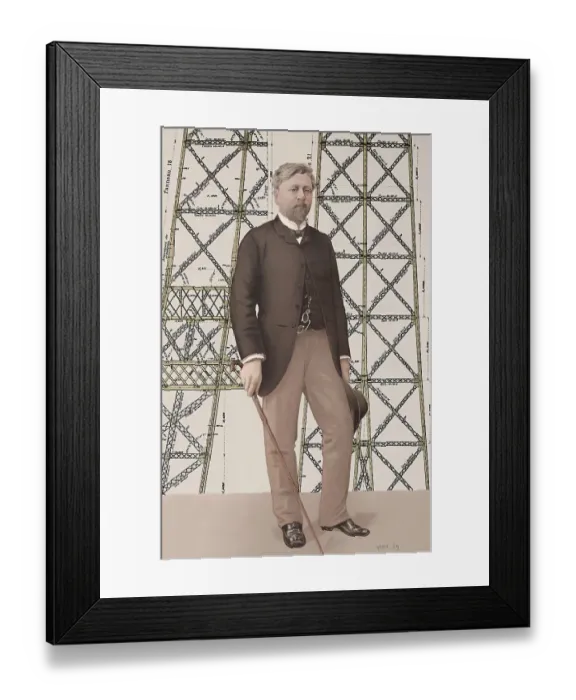 Framed Print : Alexandre Gustave Eiffel, 1832 - 1923 Framed Print : Alexandre Gustave Eiffel, 1832 - 1923