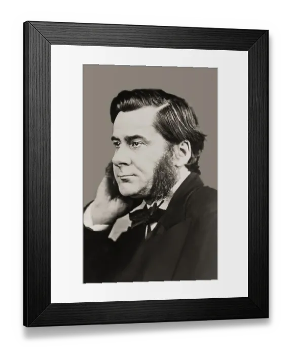 Framed Print : Thomas Henry Huxley, 1825 - 1895
