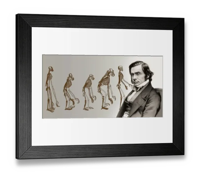 Framed Print : Portrait of Thomas Henry Huxley