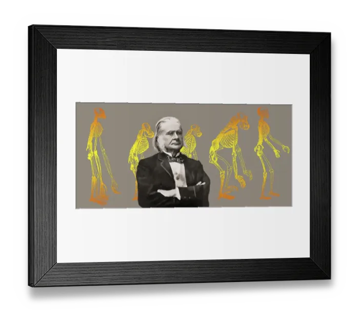 Framed Print : Portrait of Thomas Henry Huxley