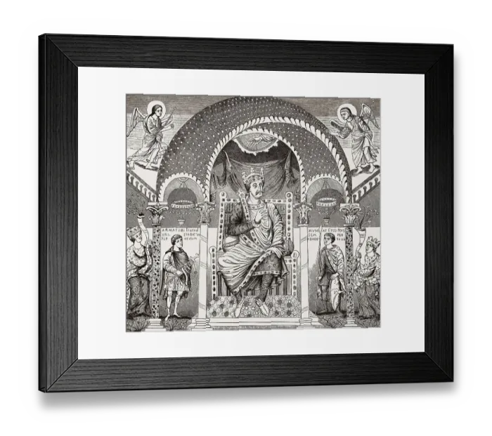 Framed Print : Charles the Bald, 823 - 877, emperor of the Carolingian Empire Framed Print : Charles the Bald, 823 - 877, emperor of the Carolingian Empire