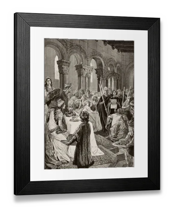 Framed Print : Charles the Bald, 823 - 877, emperor of the Carolingian Empire Framed Print : Charles the Bald, 823 - 877, emperor of the Carolingian Empire