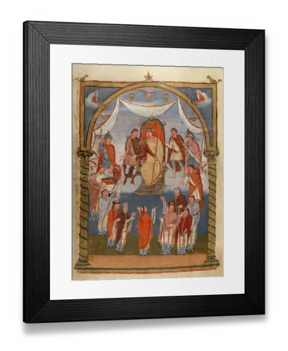 Framed Print : Charles the Bald, 823 - 877, emperor of the Carolingian Empire Framed Print : Charles the Bald, 823 - 877, emperor of the Carolingian Empire