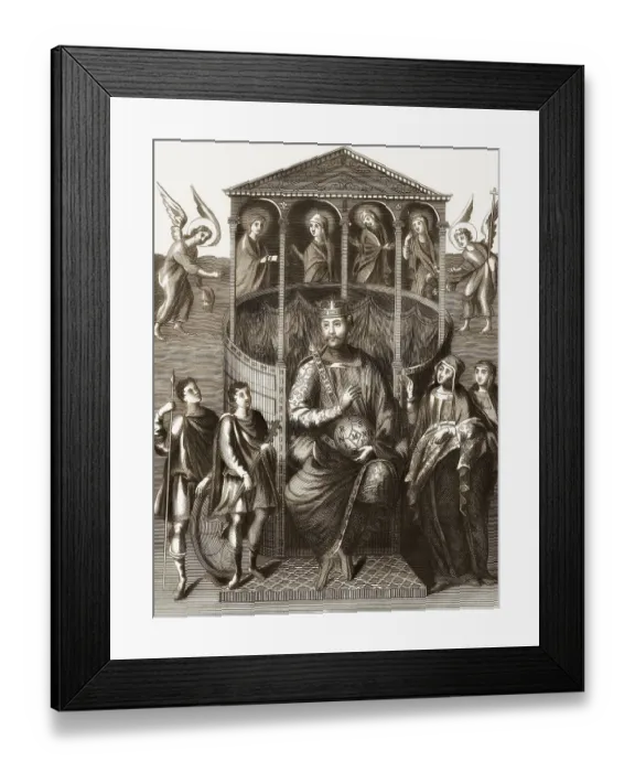 Framed Print : Charles the Bald, 823 - 877, emperor of the Carolingian Empire Framed Print : Charles the Bald, 823 - 877, emperor of the Carolingian Empire
