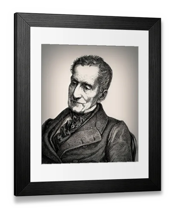 Framed Print : Portrait of Prince Klemens Wenzel von Metternich