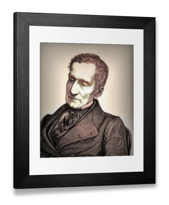 Framed Print : Portrait of Prince Klemens Wenzel von Metternich