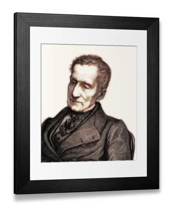 Framed Print : Portrait of Prince Klemens Wenzel von Metternich