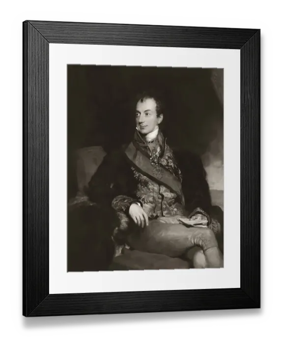Framed Print : Portrait of Prince Klemens Wenzel von Metternich Framed Print : Portrait of Prince Klemens Wenzel von Metternich