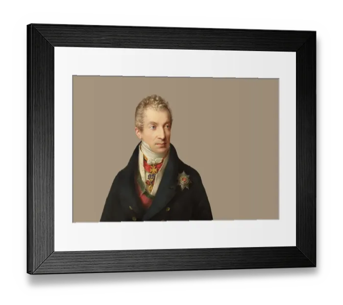 Framed Print : Portrait of Prince Klemens Wenzel von Metternich