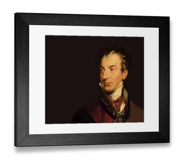 Framed Print : Portrait of Prince Klemens Wenzel von Metternich